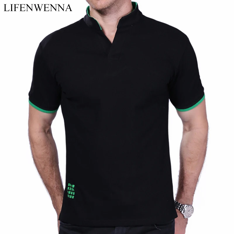 

Plus Size 6XL 7XL 2019 New Fashion Brand Men's T Shirt Solid V Neck Short Sleeve T Shirt Men Slim Fit Summer Casual Mens T Shirt