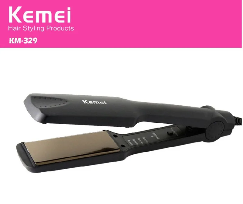 

Kemei New  Flat Iron Straightening Irons hair Styling Tools Professional Hair Straightener Free Shipping LG324
