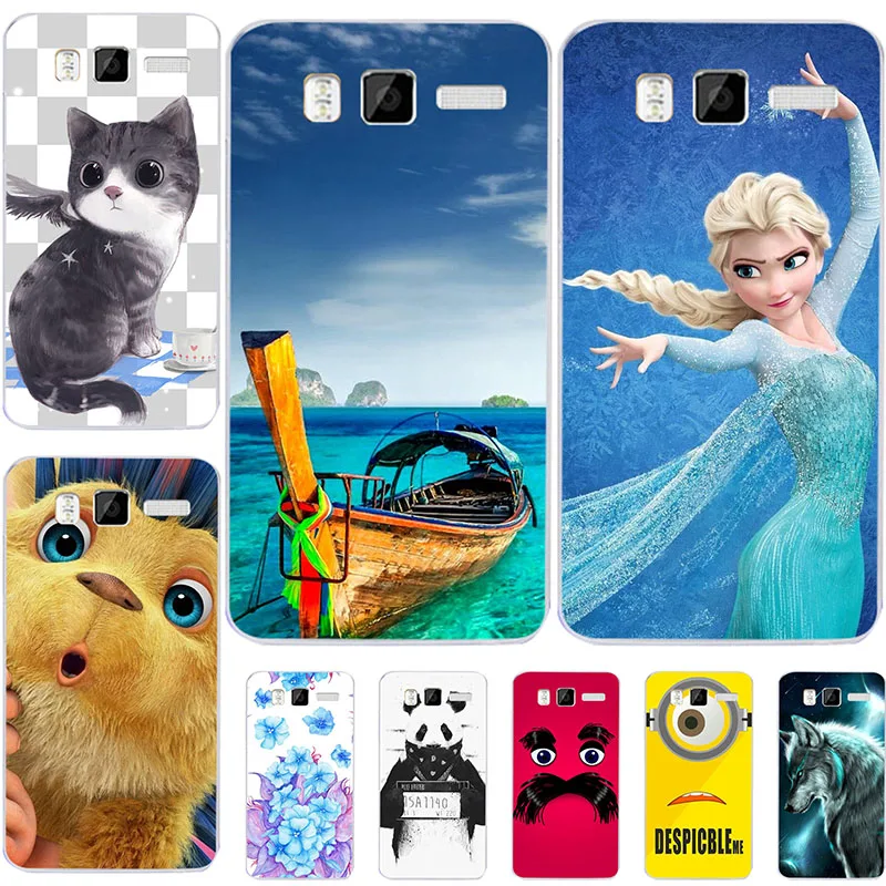 

Fashion Cartoon Printing Soft Silicone Case For Lenovo A916 A 916 Phone Bag Cat Landscape Drawing Back Cover Coque Hot