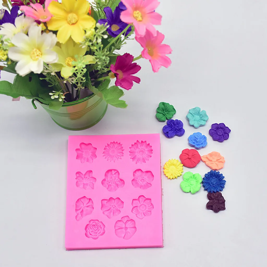 

Flowers DIY Baby Pig Shape Cake Decor Mold Mousse Cake Ice Cream Baking Mould Cake Decorator Tool Tray Mold Dropshipping #15