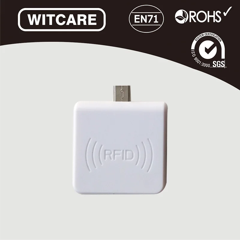 

New arrival RFID Reader compatible with Android OTG Micro-USB  for reading UID Only-White