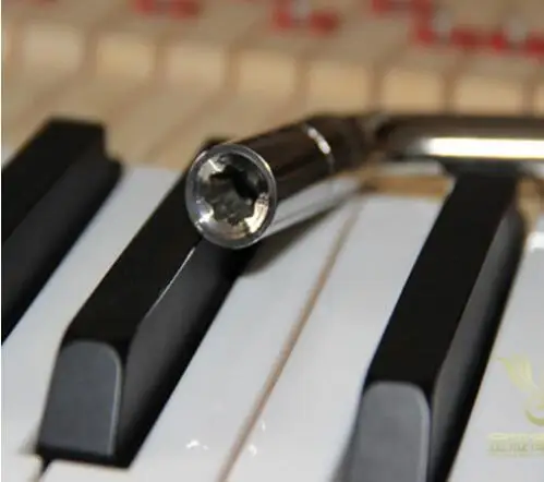 Piano small Tuning hammer( straight bar/soft maple handle)