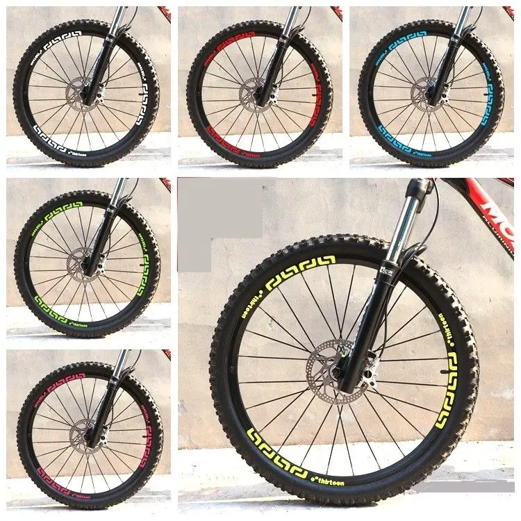 Набор наклеек на колеса для E. Thirteen E13 горный велосипед обод Светоотражающая MTB