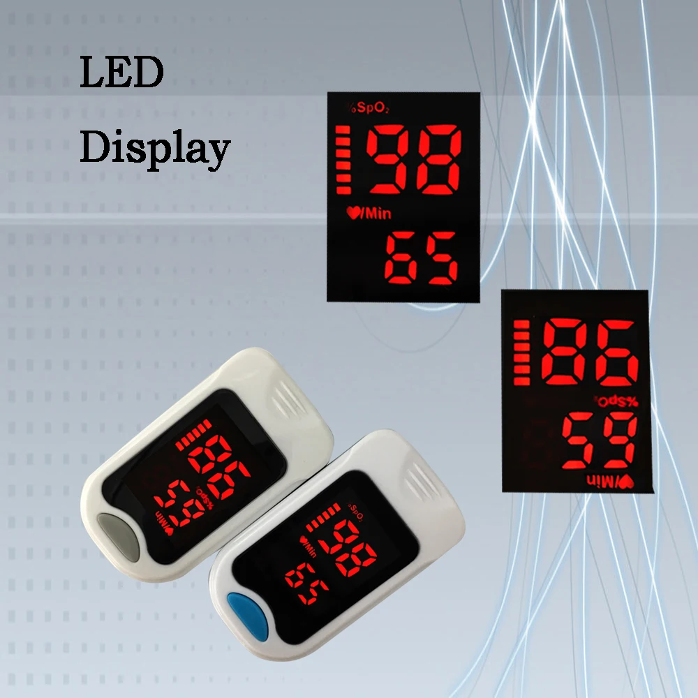 TOPCNMED чехол+ светодио дный прозрачный СВЕТОДИОДНЫЙ дисплей Пульсоксиметр Spo2 PR кислород крови SpO2 насыщенность Пульсоксиметр Оксиметр монитор