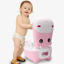 Baby Pedestal Pan Toilet Training Trainer Urinal Stool Safety Comfortable Cute Cow Potties Seats Potty For Children Boys Girls hot selling baby toilet bedpan stool seat children sit chair urinal potty portable baby training toilet children pedestal pan