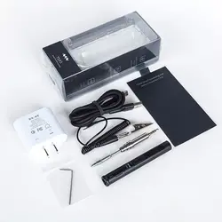 Мини TS80 умная электрическая паяльная станция, цифровой OLED Дисплей Тип usb-C Интерфейс паяльная ручка Встроенный STM32 чип
