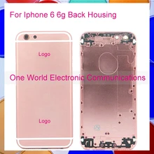 Black White Gold Rose 4.7″ For Iphone 6 6G Chassis Middle Frame Metal Alloy Housing Back Battery Cover Door Case Tracking Code