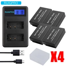 4pcs LP-E17 Battery Pack LP E17 lpe17 Batteries For Canon LP-E17 EOS Rebel T6i 750D T6s 760D M3 T6s 8000D Kis accessories pro vertical battery grip holder for canon eos 760d 750d t6s t6i ix8 as bg e18