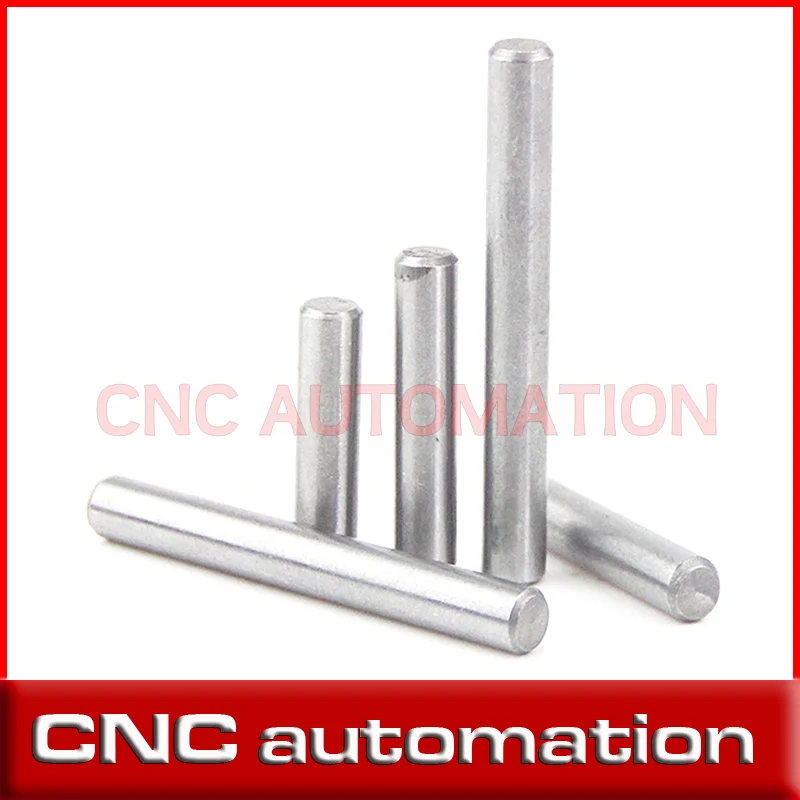 

2pcs Cylindrical Dowel Locating Pin Dia M6 6mm * 25/30/35/40/45/50/55mm Axis Smooth Rods Linear Shaft chrome steel 304 stainless