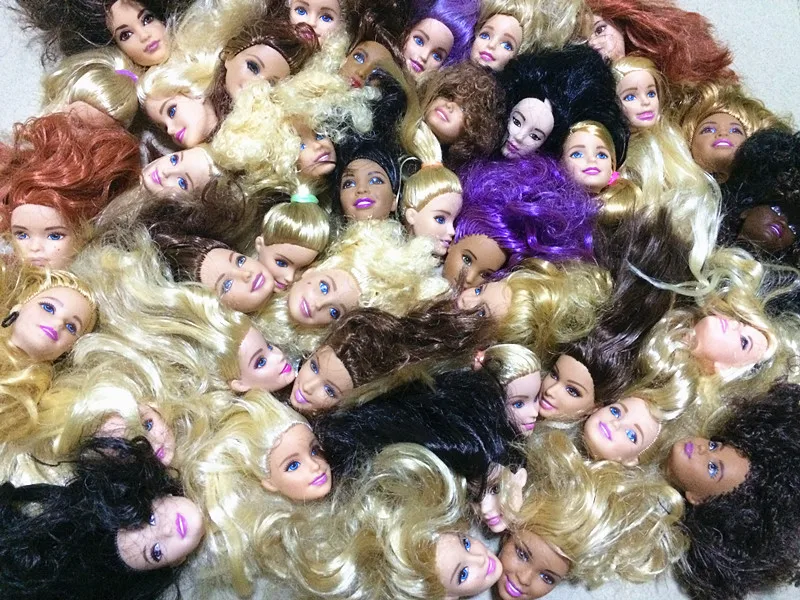 AILAIKI модные оригинальные головы для кукол DIY смешанный стиль 1/6 женские кукольные головки оптом девочка хороший подарок 50 шт./партия игрушка