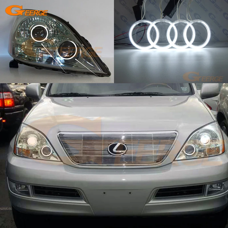 For Lexus GX470 J120 2003 2004 2005 2006 2007 2008 2009 Excellent Angel Eyes Ultra bright illumination ccfl angel eyes kit For Lexus GX470 J120 2003 2004 2005 2006 2007 2008 2009 Excellent Angel Eyes Ultra bright illumination ccfl angel eyes kit