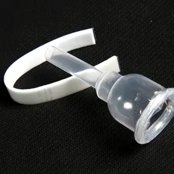 

10pcs silicone self adhering male external catheter urinal drainage elderly incontinence urine bag silicone sleeve 31mm /35mm