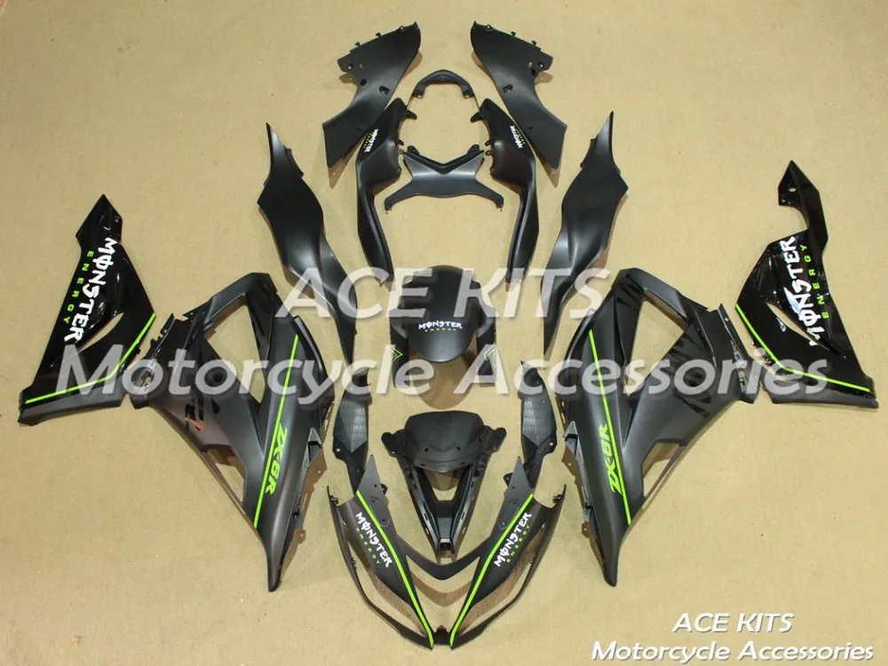 

New ABS motorcycle Fairing For kawasaki Ninja ZX6R 636 2013 2014 2015 2016 Injection Bodywor Any color All have ACE No.37