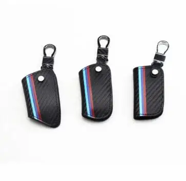 PERFORMANCE Carbon Fiber Case for BMW Key Chain Ring Fob Keychain Keyring-in Key Case for Car ...