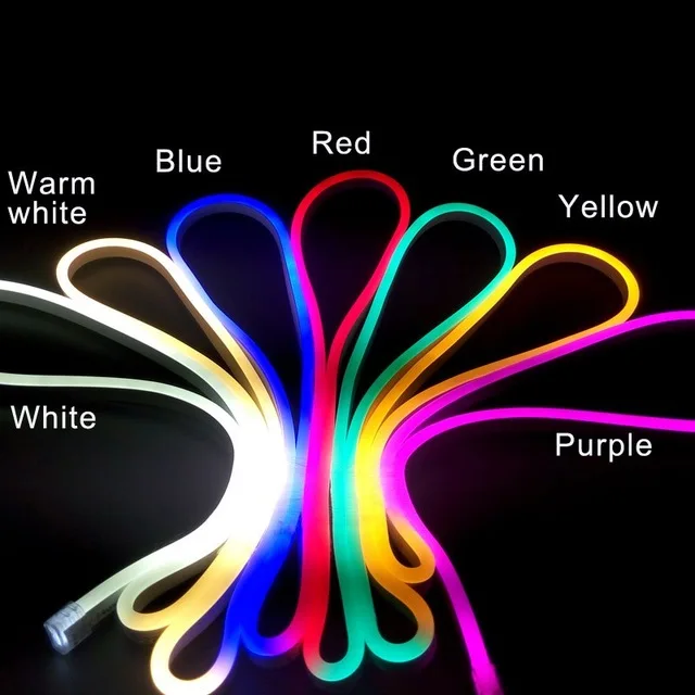 

2m/3m/10m/15m Waterproof 220v Neon Strip Light Flexible String Fairy Lighting With Eu Plug For Outdoor/indoor Decoration Advert