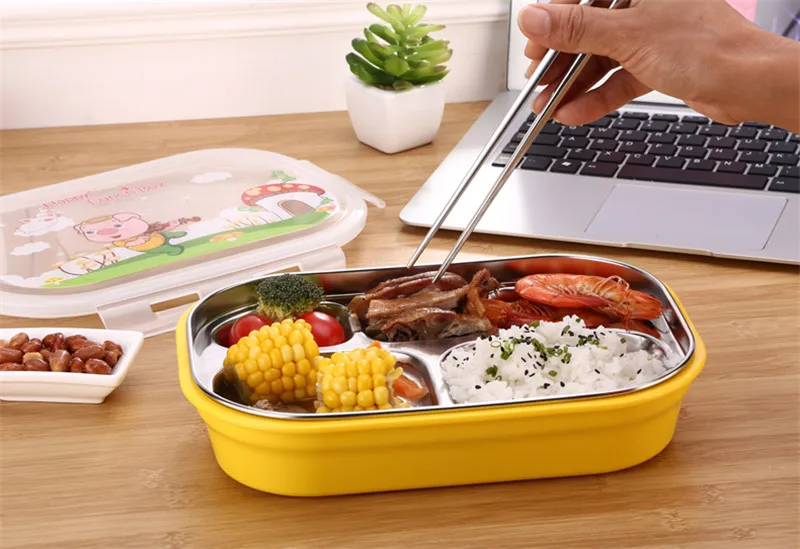 Buy Hot Safe Lunchbox 303 Stainless Steel Bento Box