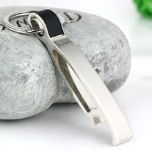 10 шт. открывалка для бутылок пива брелок модные аксессуары позолоченная кожа полый полированный серебряный ключ цепной брелок