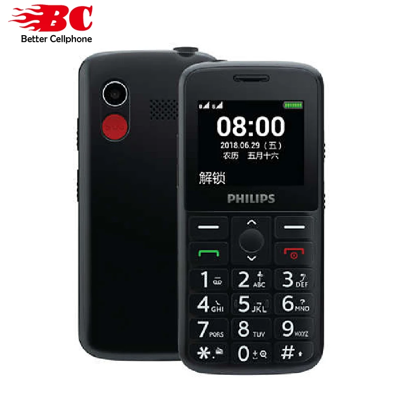 Оригинальный телефон Philips E207L с клавиатурой MTK 2 0 дюйма 1600 мА/ч батарея fm радио