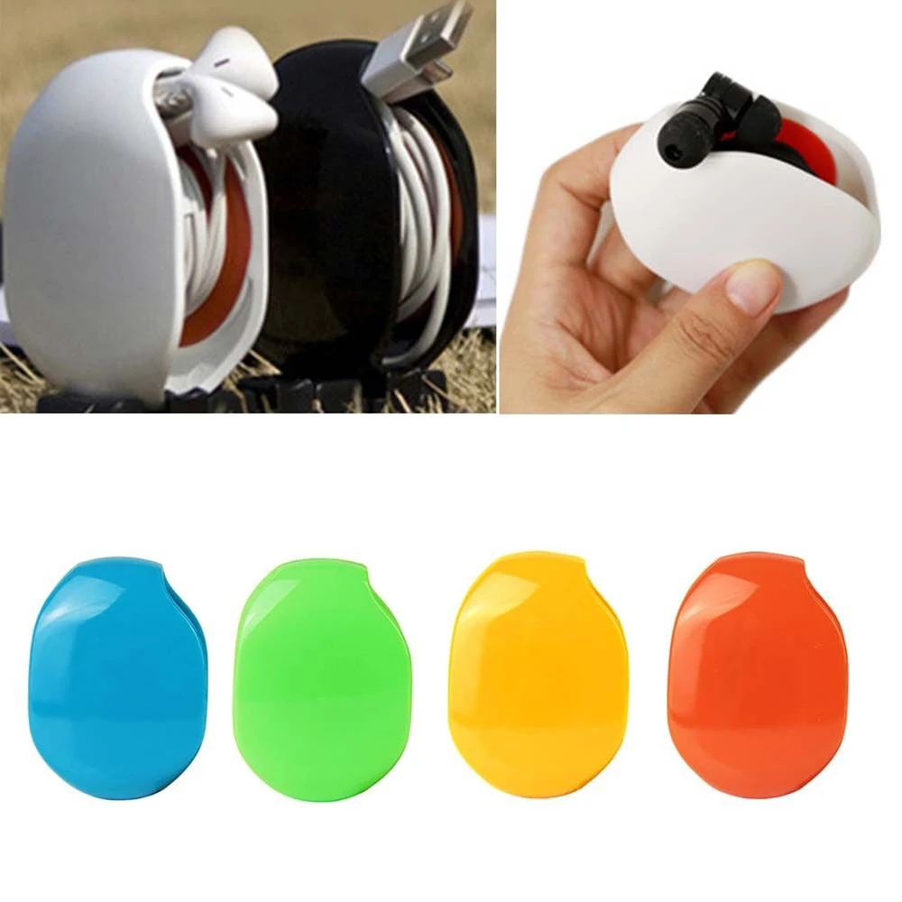 Auto Cable Cord Wire Management Bobbin Winder Organizer Smart Wrap For