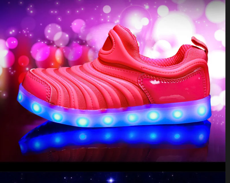 

Children Led Shoes Kid Led Sneaker Cute Girls Shoes Boys Shoes Lightweight Rechargeable 7 Colors Led Glow Sneaker