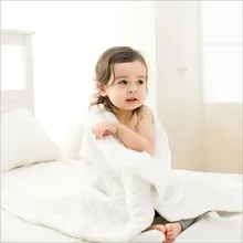 Bébé Serviettes De Bain 100% Coton Gaze Solide Bébé Nouveau-Né serviettes Ultra Doux Forte Absorption D’eau 1 Pièce 90*120 cm Livraison gratuite