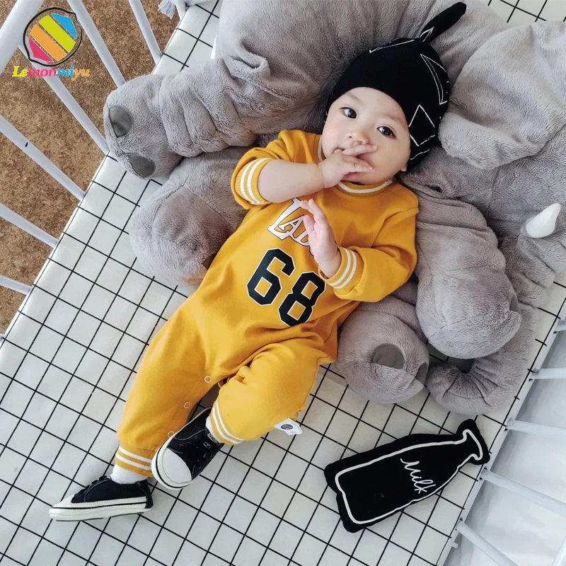 

Lemonmiyu Newborn Baby Girl Clothes Cotton Long Sleeve Spring Autumn Baby Rompers Jumpsuits For Newborns Overalls For Girls