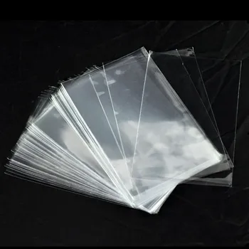 

100Pcs Clear Transparent Rectangle Plastic Bags Jewelry Packing Display Findings 17.5x11cm