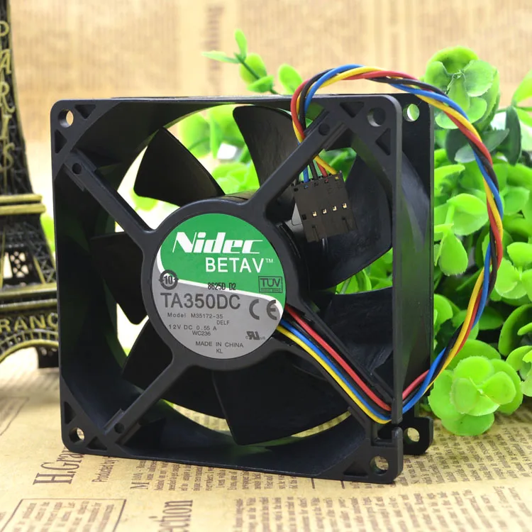 9032 0.55A 12V desktop 4 line temperature control fan M35172 35 TA350DCin Fans & Cooling from