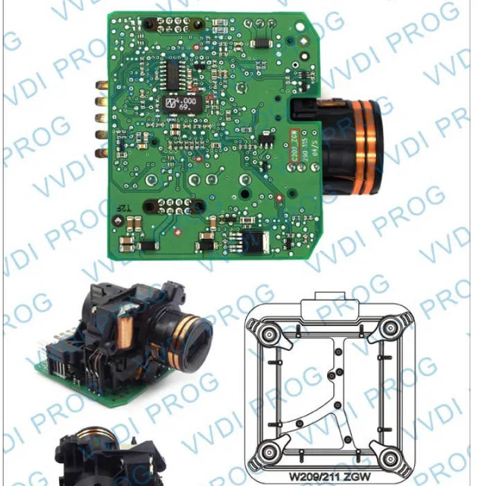 Xhorse PRO EZS для BENZ EZS/EIS адаптеры для программное устройство VVDI 10 шт./компл