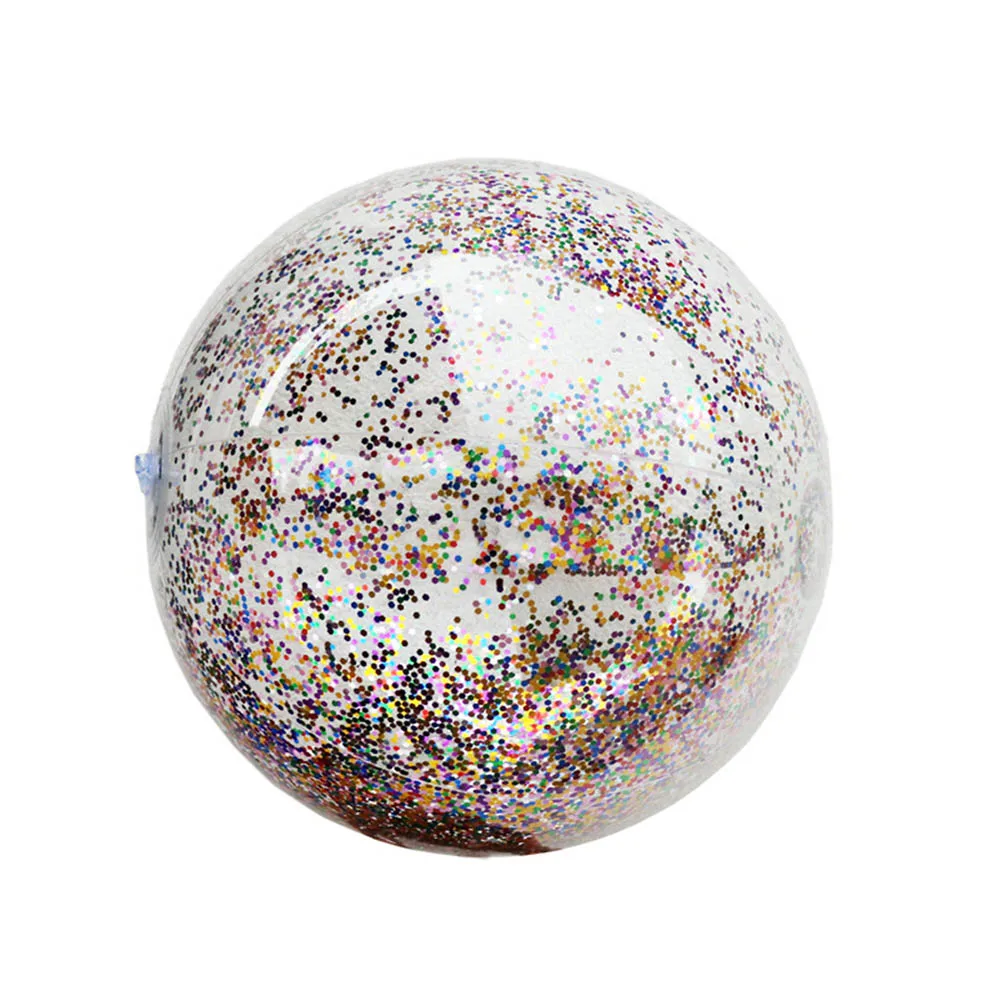 

PVC Ball Swimming Pools Water Balloons Children Bling Transparent l Toys Round Sequins Inside Beach Floating Toys