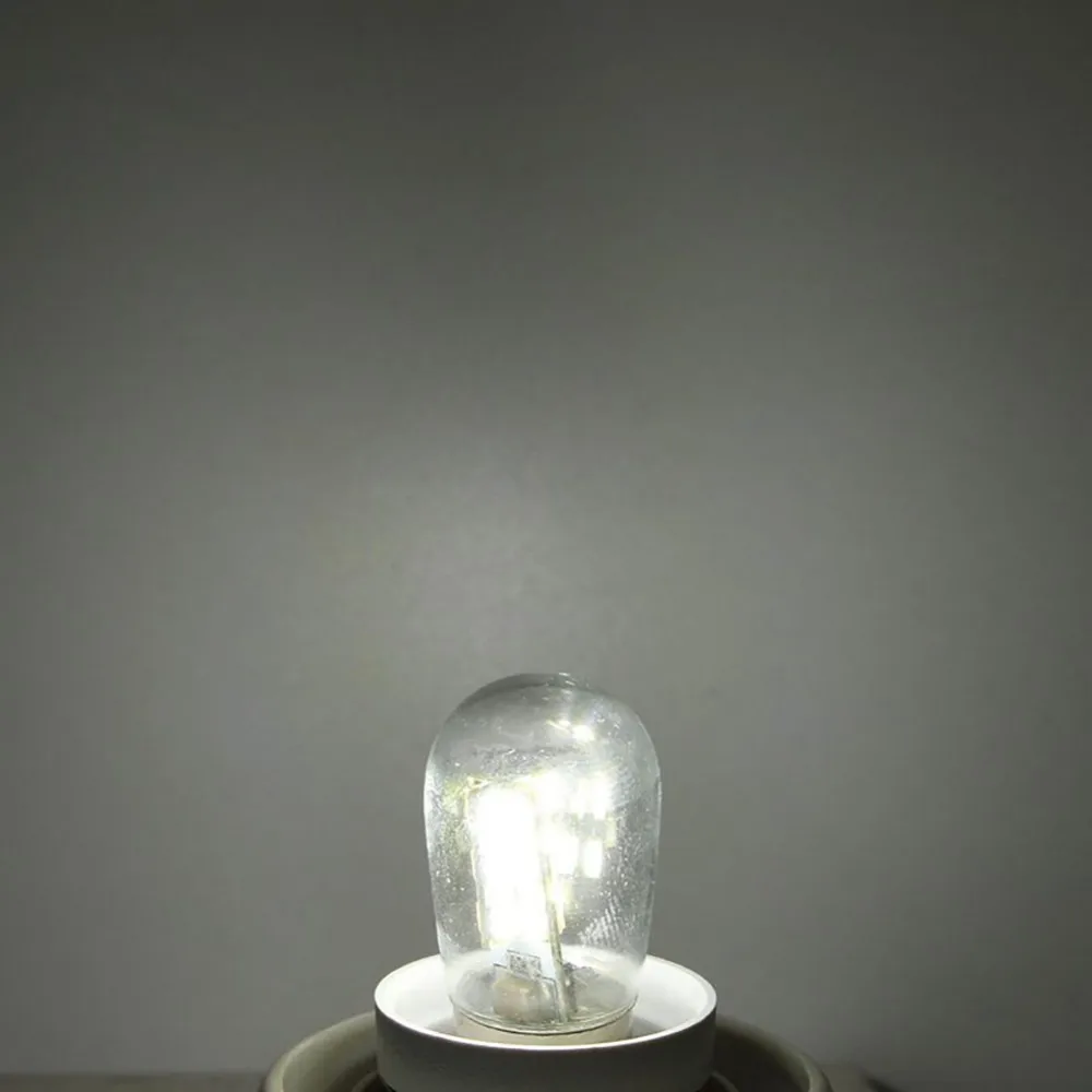 Светодио дный светодиодная светодио дный лампа E12 2 Вт E12 светодиодная высокая яркая стеклянная абажур лампа Чистый теплый белый освещение