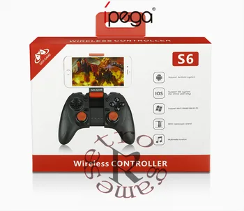

Black Gen Game S6 Wireless Bluetooth 3.0 Gamepad Joystick Game Controller for iOS Android Smartphone Tablet PC TV Box