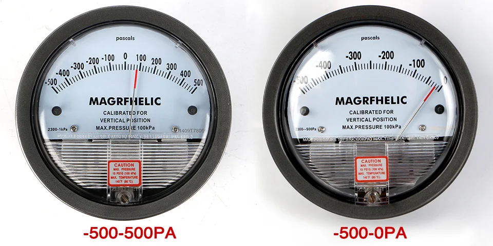 TE2000 Micro Differential Pressure Gauge High Precision Air Differentialvacuum Manometer Micro Measuring Range 0-60PA~0-30KPA
