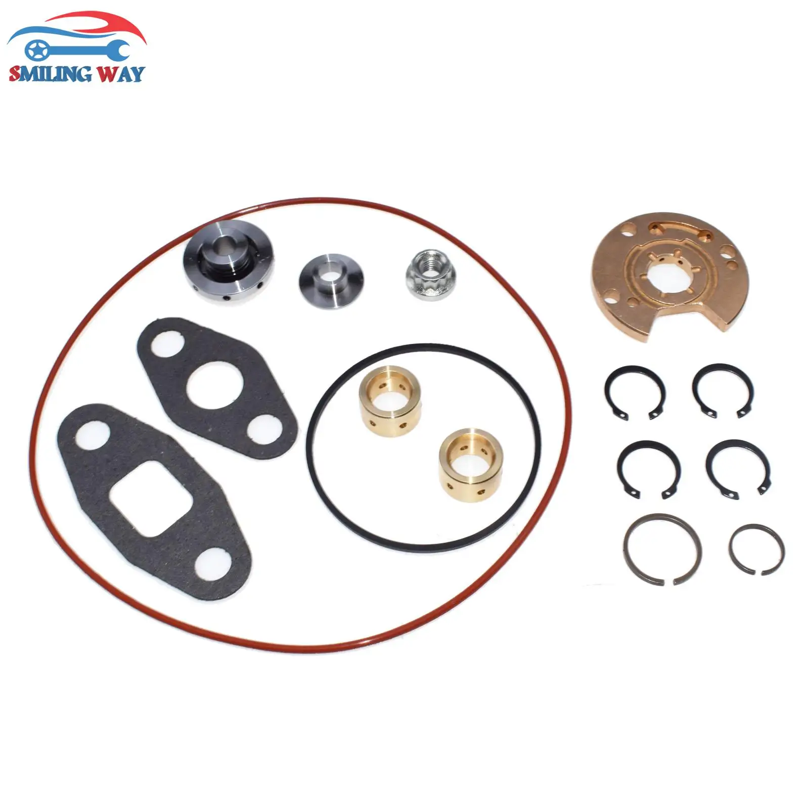 Smiling way turbo charger repair rebuild service kit for t3 t4 t04b
