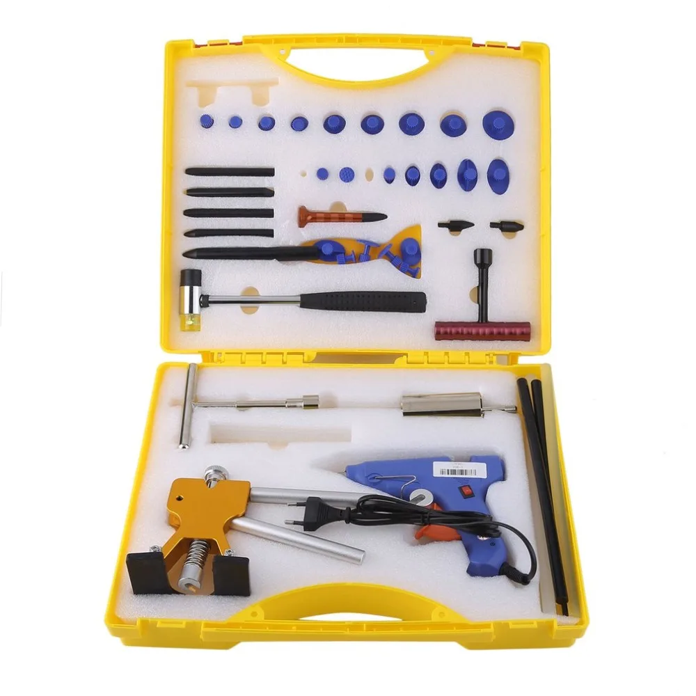 

22pcs/set Dent Removal Puller Tools Kit Car Paintless Dent Repair Tools Pdr Tool Straightening Dents Instrument Hand Tool sets