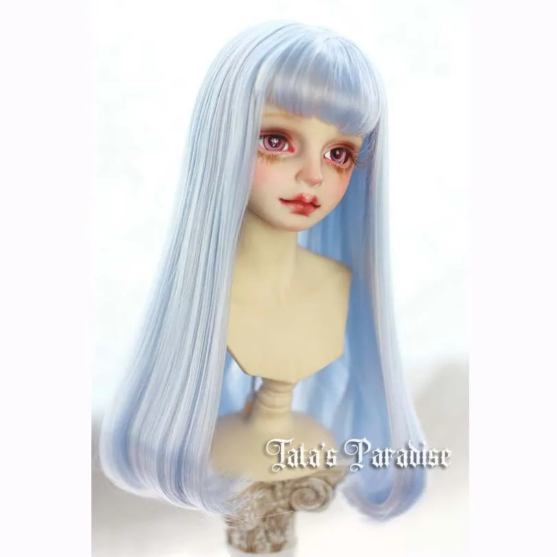 Allaosify 1 шт. прямой парик 1/3 1/4 1/6 bjd кукла парик высокая температура волокна BJD волосы