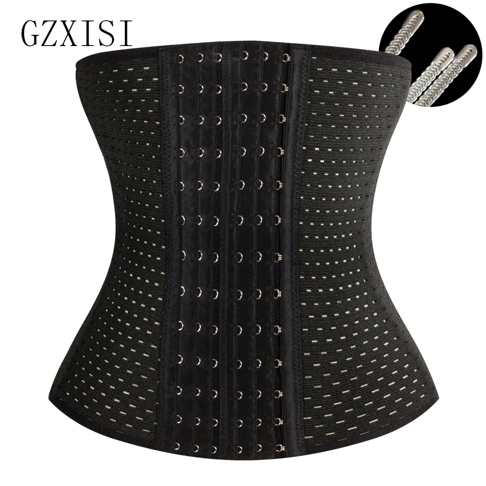 Buy 6 Hooks Women Waist Trainer Belt Breathable Waist