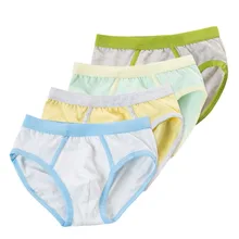 Трусы для мальчиков, 4 шт./партия, штаны для мальчиков, детское нижнее белье, трусики для мальчиков, короткая детская внутренняя одежда, детские штаны, От 2 до 16 лет