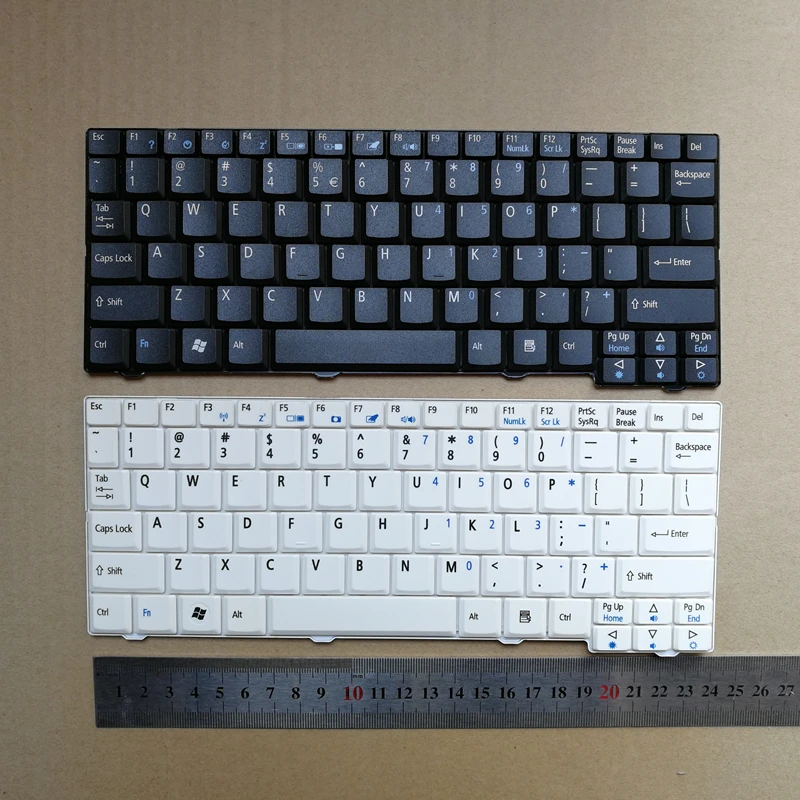 Us Nuova Tastiera Del Computer Portatile Per Acer Aspire One Zg5 Zg8 Pro Kav10 Kavao Kav60 D250 A150 D150 Ao531H Inglese Bianco /Nero