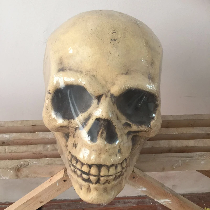 halloween skull halloween decorations holiday props halloween props realistic skull haunted house ideas party yard