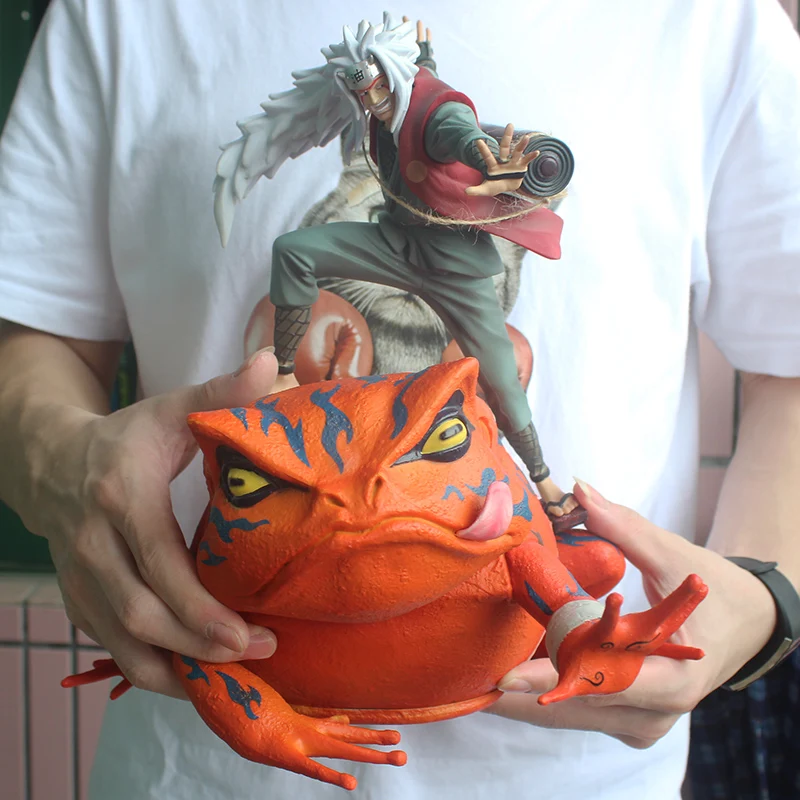 2 шт./компл. Аниме Наруто GK Коллекция Модель игрушки Jiraiya и Gama Bunta Sennin ПВХ