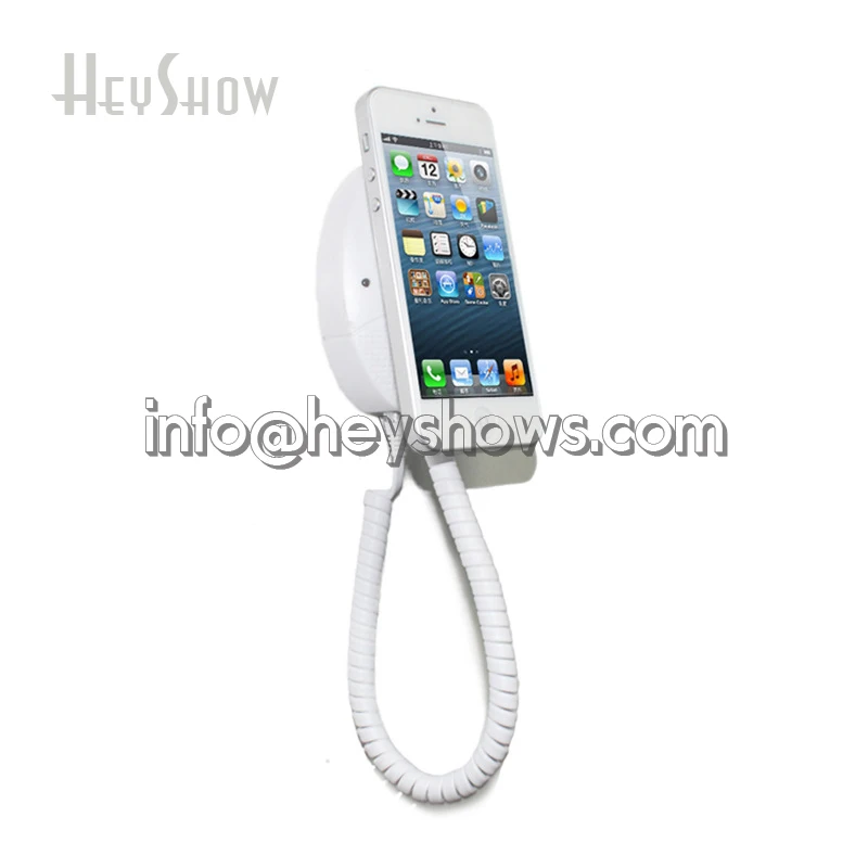 

10PCS Wall Mount Cell Phone Security Display Stand Burglar Alarm Holder Desk Mount Loss prevention For Electronics Retail Shop