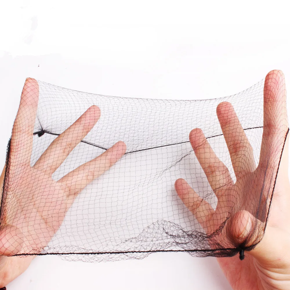 10PCS New Disposable 5mm Nylon Hairnet Hair Nets For Wigs Weave Invisible 20inch Dancing Hairnet for Bun Hair Styling Tool