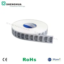 10 шт./упак. Alien H3 860-960 МГц Бумага рулон RFID наклейка 36*22 мм УВЧ пассивный тег Поддержка для проведения инвентаризации