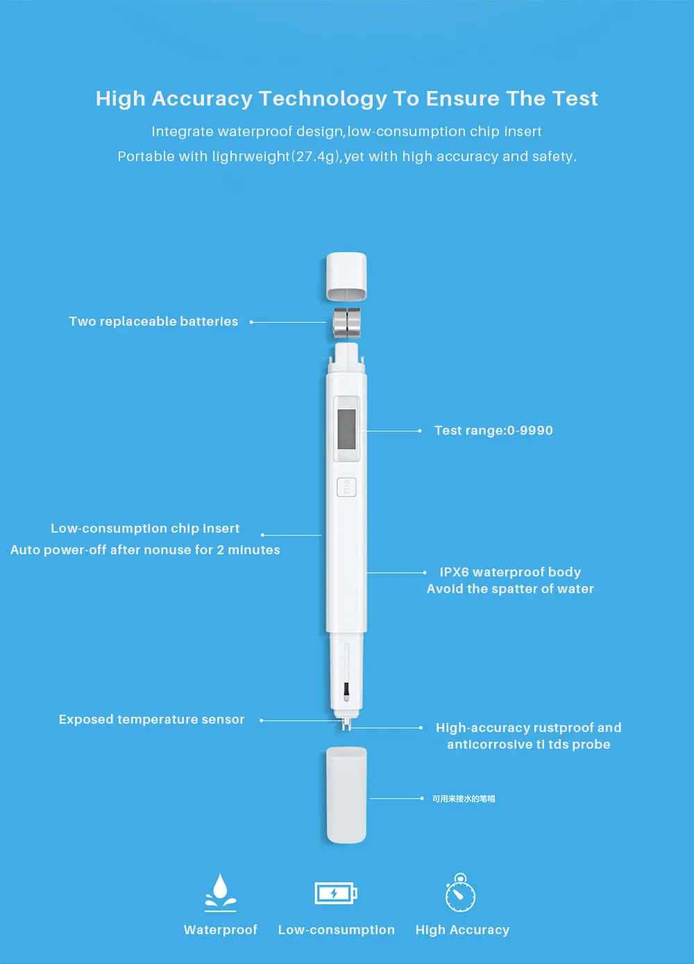 xiaomi mi tds meter 8