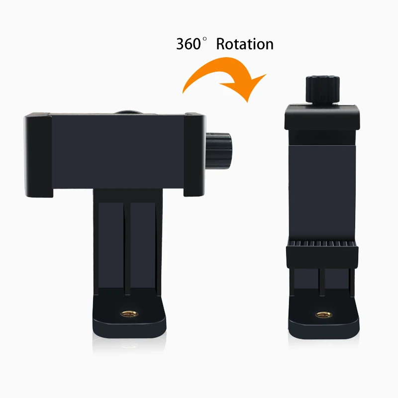 Штатив для телефона, универсальный адаптер для крепления штатива, держатель для мобильного телефона, вертикальный штатив с вращением на 360 градусов, подставка для IPhone