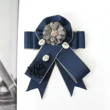 Мужская и женская рубашка с воротником для свадебной вечеринки, галстук-бабочка, ручная работа, роскошная бабочка, тесьма со стразами, сплав, милая бабочка