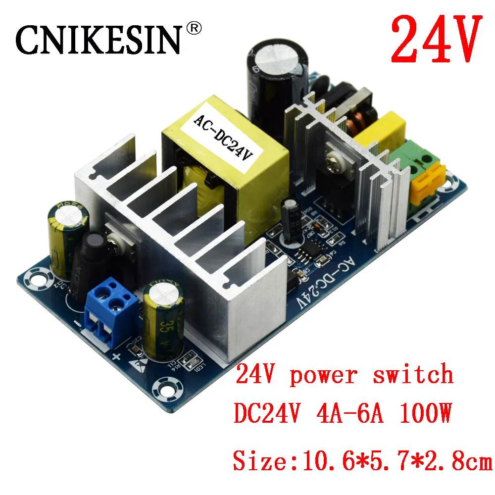 

CNIKEISN 24V switch power supply board 6A 4A high power supply module bare board AC-DC 24V power supply module 100W (H5A2)