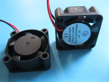 

40 Pcs Brushless DC Cooling Fan 24V 2510S 5 Blades 25x25x10mm 2 Wire