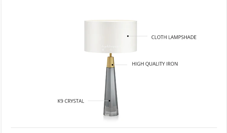 DX Modern Crystal Led Table Lamp (3)